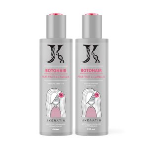 JKERATIN, Набор для разглаживания волос с сохранением объёма у корней BOTOHAIR, 2 х 120 мл