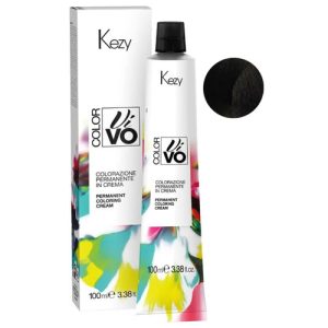 KEZY, Перманентная крем-краска для волос c коллагеном и Абиссинским маслом Colore Vivo 5.06, 100 мл