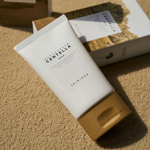 Skin1004 Восстанавливающий крем с экстрактом центеллы для лица Madagascar Centella Cream 30 мл — изображение 5