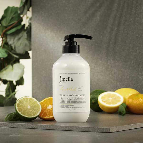 Jmella Парфюмированный кондиционер для всех типов волос Lime & Basil Hair Treatment 500 мл — изображение 3