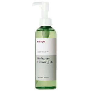 Manyo Очищающее гидрофильное масло на основе комплекса трав Herb Green Cleansing Oil 200мл