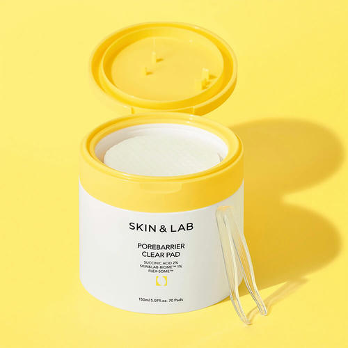 Skin&Lab Очищающие пэды для сужения пор Porebarrier Clear Pad 150мл — изображение 3