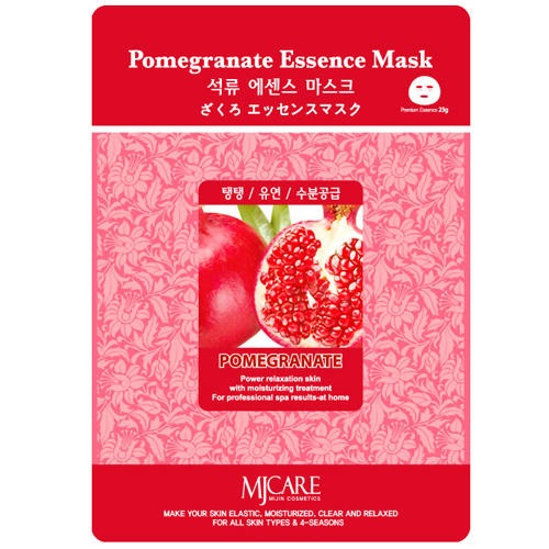 Mijin Care Маска тканевая с экстрактом граната Pomegranate Essence Mask 25гр