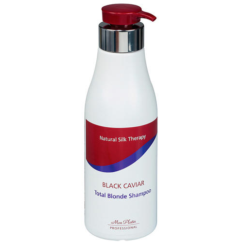 Mon Platin Professional Ежедневный шампунь для сохранения холодного оттенка блонда Black Caviar Total Blonde Shampoo 500 мл