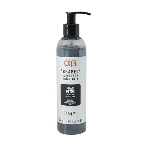 DIKSON, Маска для волос подверженных стрессу Mask Detox Argabeta VegCarbon, 250 мл