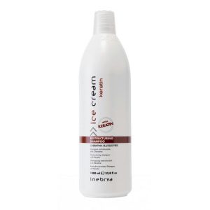 INEBRYA, Шампунь для волос кератиновый укрепляющий с керамидами Restructuring Shampoo With Keratin, 1000 мл