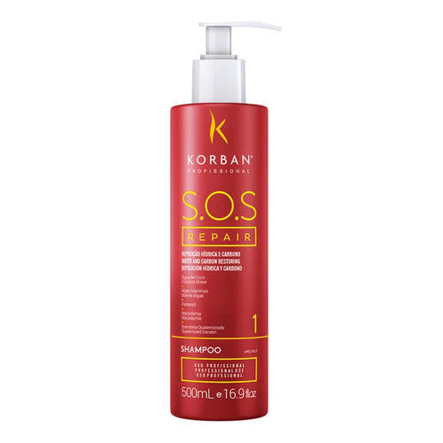 KORBAN, Шампунь Шаг №1 S.O.S Repair Shampoo, 250 мл