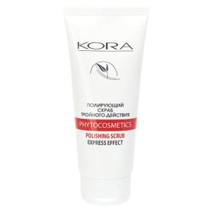 KORA, Полирующий скраб тройного действия, 100 мл