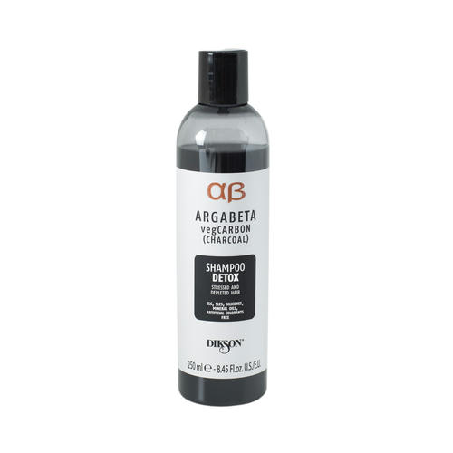 DIKSON, Шампунь для волос подверженных стрессу Shampoo Detox Argabeta VegCarbon, 250 мл