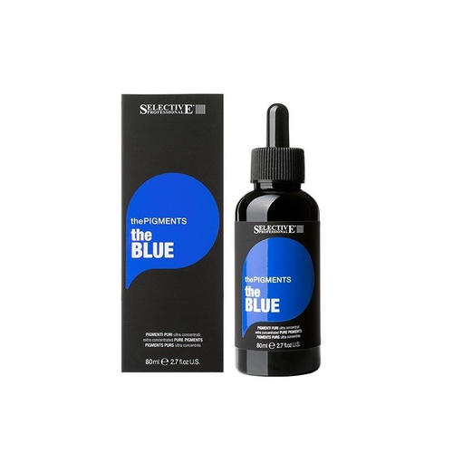 SELECTIVE, Ультраконцентрированные чистые пигменты для окрашивания волос The Pigments Blue, 80 мл