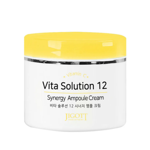 JIGOTT, Ампульный крем для лица Vita Solution 12 Synergy Ampoule Cream, 100 мл