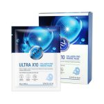 ENOUGH, Тканевая маска с коллагеном Premium Ultra X10 collagen Pro Marine mask, 10 шт