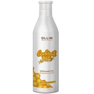 OLLIN, Крем-шампунь "Медовый коктейль" гладкость и эластичность волос Cocktail Bar, 500 мл