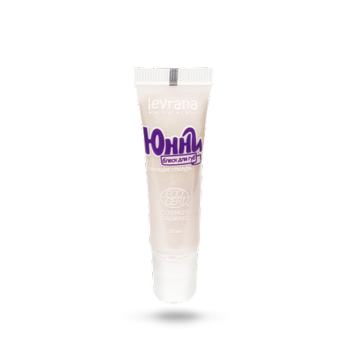 LEVRANA, Детский блеск для губ ЮННИ, COSMOS ORGANIC, 10 мл