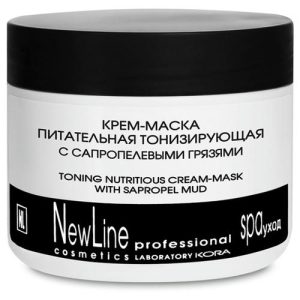 NEW LINE, Крем-маска питательная тонизирующая с сапропелевыми грязями, 300 мл
