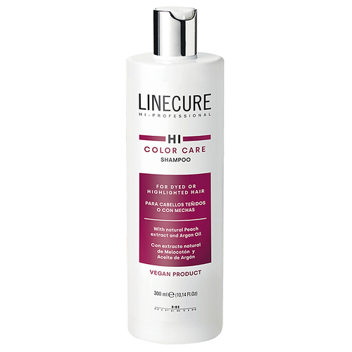 HIPERTIN, Шампунь для сохранения цвета окрашенных волос LINECURE Color (vegan), 300 мл