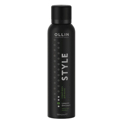 OLLIN, Спрей-воск для волос средней фиксации Ollin Style, 150 мл