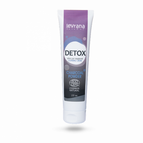 LEVRANA, Крем для умывания "DETOX", ECOCERT, 100 мл