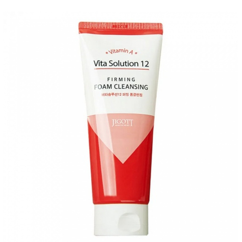 JIGOTT, Пенка для умывания Vita Solution 12 Firming Foam Cleansing, 180 мл
