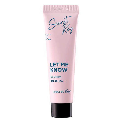 SECRET KEY, CC-крем для лица солнцезащитный осветляющий CC Cream Let Me Know SPF50+ РА+++ CС, 30 мл — изображение 2