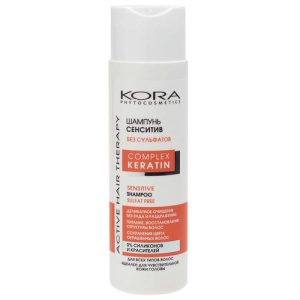 KORA, Шампунь без сульфатов CICA - SENSITIVE, 250 мл