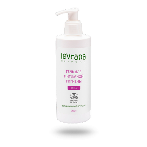 LEVRANA, Гель для интимной гигиены ECOCERT, 250 мл
