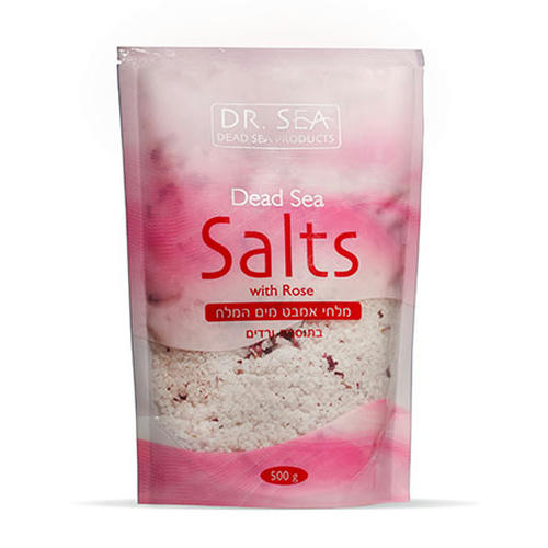 DR.SEA, Соль Мертвого моря с лепестками роз, 500 гр