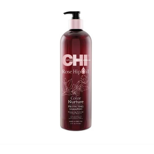 CHI, Шампунь с Маслом Дикой Розы для поддержание цвета Rosehip Oil, 739 мл