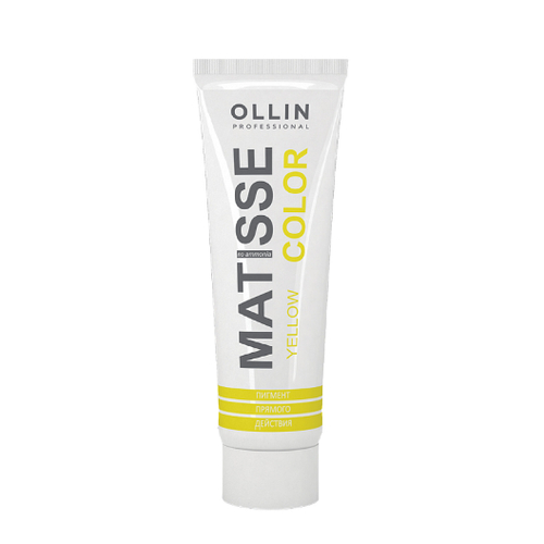 OLLIN, Пигмент прямого действия желтый Matisse Color, 100 мл