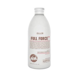 OLLIN, Шампунь интенсивный восстанавливающий для волос с маслом кокоса Full Force, 300 мл