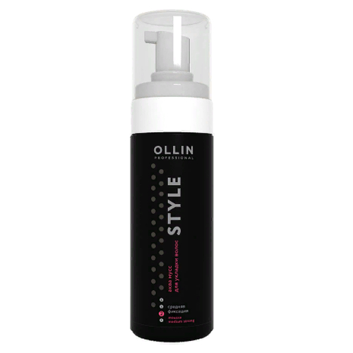 OLLIN, Аквамусс для укладки средней фиксации Ollin Style, 150мл