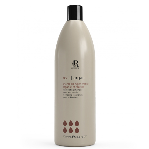 RR LINE, Восстанавливающий шампунь для волос «Аргана и кератин» Argan Star, 1000 мл