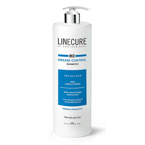 HIPERTIN, Шампунь для жирных волос LINECURE Grease Control (vegan), 1000 мл