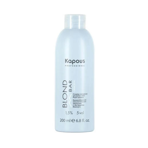 KAPOUS, Кремообразная окислительная эмульсия Blond Cremoxon с экстрактом жемчуга 1,5%, 200 мл
