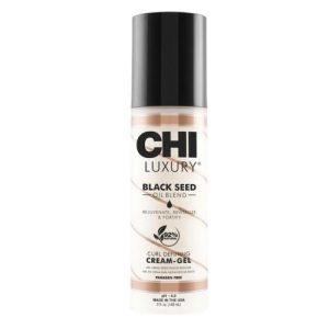 CHI, Крем-гель с маслом семян черного тмина для укладки кудрявых волос Luxury Black Seed Oil, 147 мл