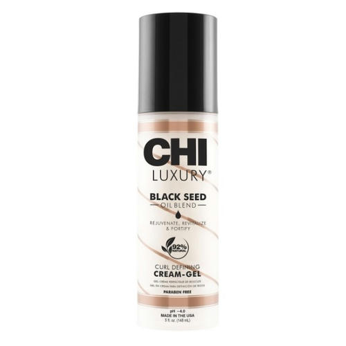 CHI, Крем-гель с маслом семян черного тмина для укладки кудрявых волос Luxury Black Seed Oil, 147 мл
