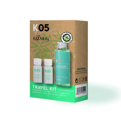 KAARAL, Набор против перхоти для сухой кожи головы Dandruff And Dry Scalp, 2*10 мл + 100 мл