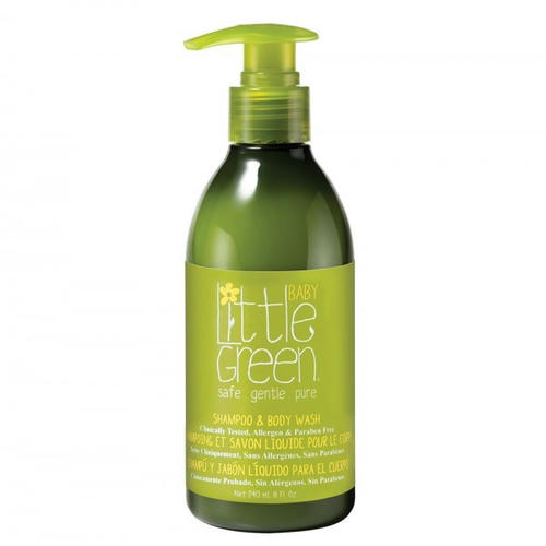 LITTLE GREEN, Шампунь и гель для тела Без слез Shampoo & Body Wash Baby, 240 мл