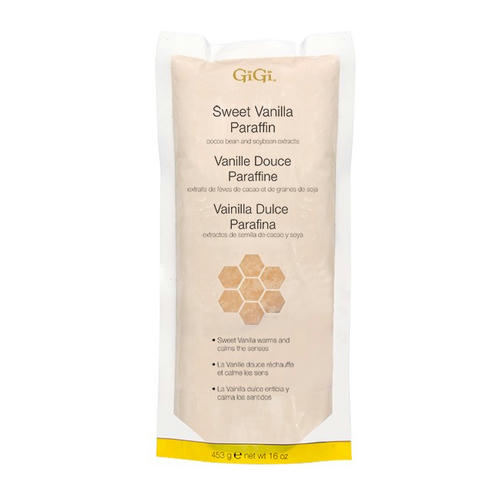 GIGI, Парафин с ароматом ванили Sweet Vanilla Paraffin, 453 гр