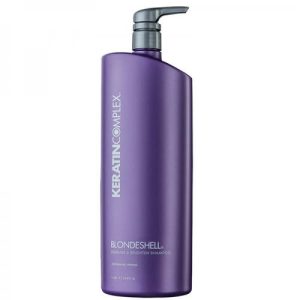 KERATIN COMPLEX, Шампунь корректирующий для осветленных и седых волос, 1000 мл