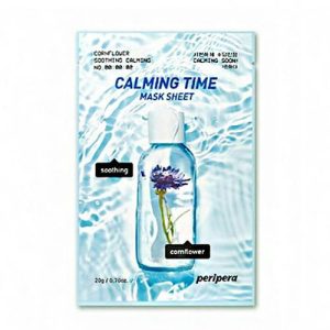 Peripera Успокаивающая маска Time Time Sheet 02 Успокаивающая успокаивающая с экстрактом василька