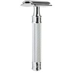 Т-образная бритва MUEHLE TRADITIONAL, c удлиненной ручкой, хром, closed comb