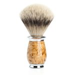 Помазок MUEHLE PURIST, барсучий ворс высшей категории Silvertip, каповая береза