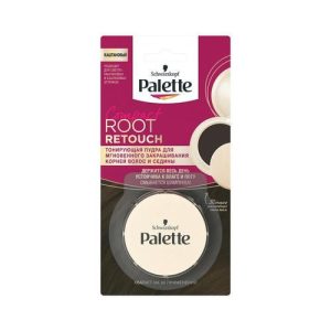 Тонирующая пудра для корней волос и седины Palette Compact Root Retouch, Каштановый, 3г