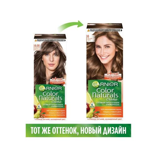Крем - краска Garnier Color Naturals стойкая для волос 6 Лесной орех — изображение 3
