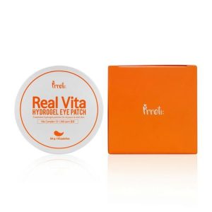 Гидрогелевые патчи для области вокруг глаз Prreti "Real Vita" с комплексом витаминов 60шт