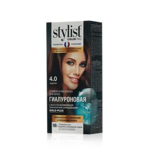 Стойкая крем - краска для волос Stylist Color Pro 4.0, Каштан, 120мл