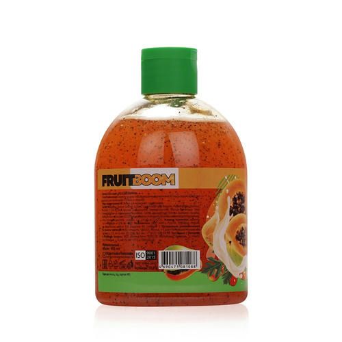 Гель - скраб для душа Delicare Fruit Peeling" Papaya!! 485мл — изображение 3