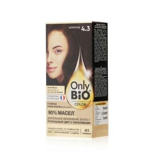 Крем - краска для волос Only Bio Color 4.3, Шоколад, 115мл