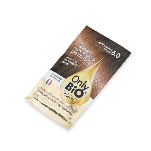 Крем - краска для волос Only Bio Color 6.0, Натуральный русый, 115мл — изображение 3